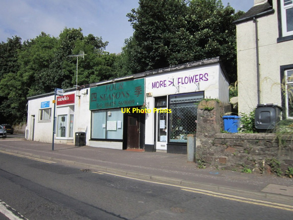Photo 6"x4" Shops on Main Road, Fairlie Fairlie c2013