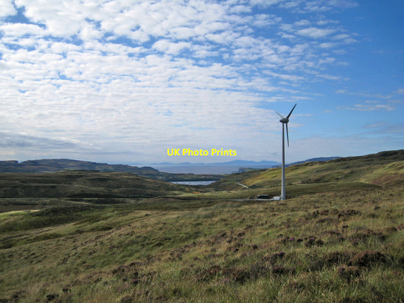 Photo 6"x4" Meadle wind turbine Coillore c2013