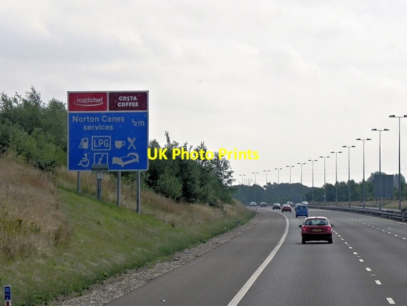 Photo 6"x4" Approaching Norton Canes Services Great Wyrley c2013