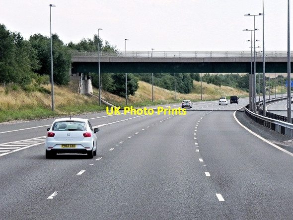 Photo 6"x4" Ogley Hay Road Bridge, M6 Toll Road Brownhills\/SK0405 c2013