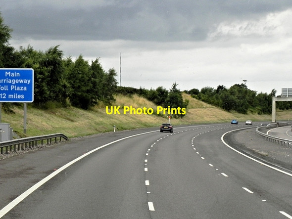 Photo 6"x4" M6 Toll Road, Southbound Carroway Head c2013