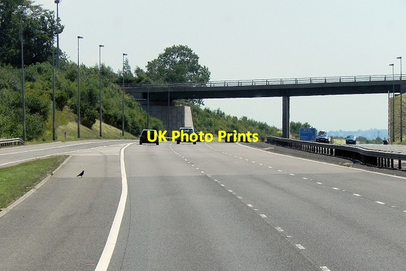 Photo 6"x4" M6 Toll Road, Holly Lane Bridge Allen End c2013