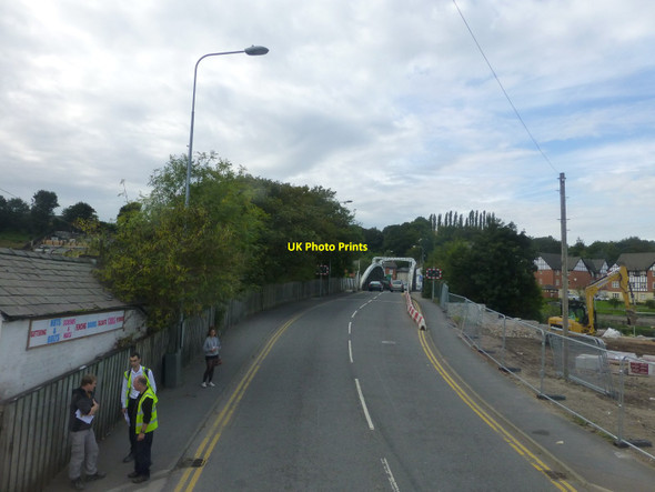 Photo 6"x4" Swing bridge over the River Weaver Northwich c2013