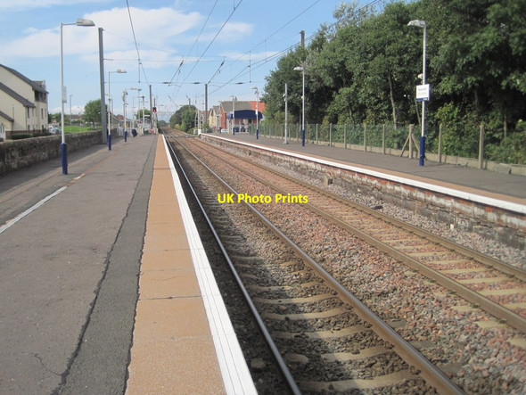 Photo 6"x4" Stevenston railway station, Ayrshire Stevenston\/NS2642 c2013