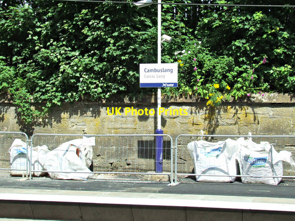 Photo 6"x4" Cambuslang railway station Cambuslang c2013