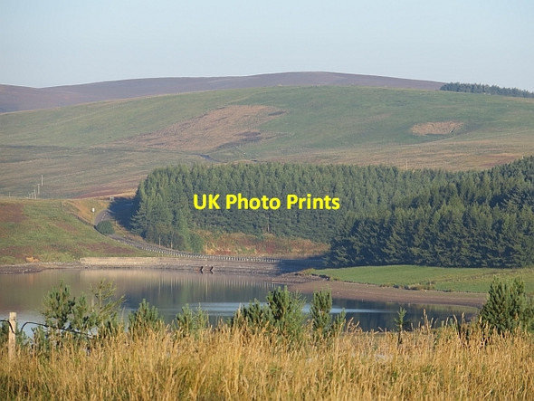 Photo 6"x4" Whiteadder Reservoir Gamelshiel Castle c2013