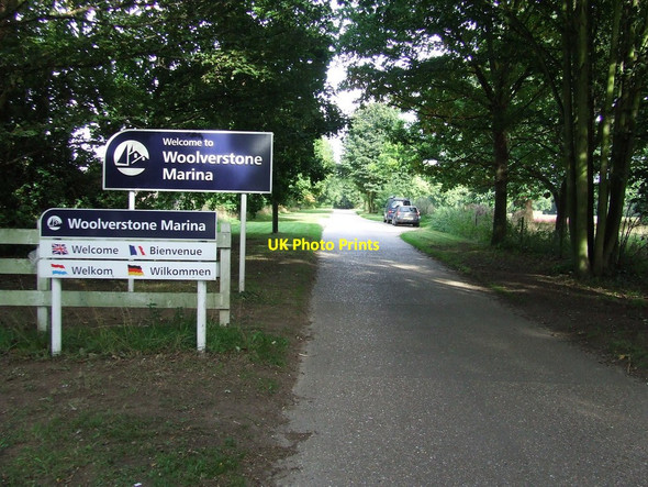 Photo 6"x4" Entrance Drive Woolverstone c2013