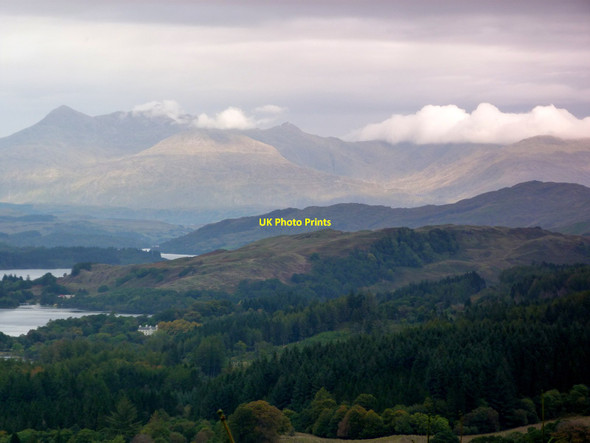 Photo 6"x4" Loch Awe from the Leacainn Forest Drive Braevallich c2013