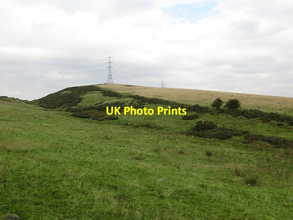 Photo 6"x4" Hill above Newhill Duncrievie c2013