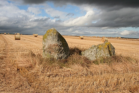 Photo 6"x4" Upper Third Standing Stones Gariochsford c2008