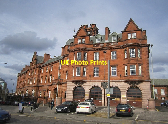 Photo 6"x4" Fire station, Lauriston Place Edinburgh c2013