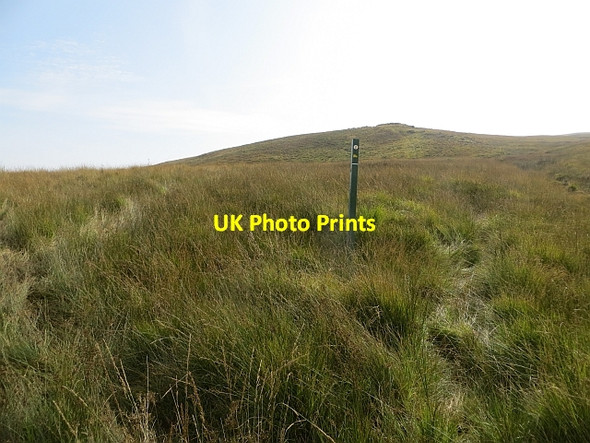 Photo 6"x4" Waymark in the bog St Colmac c2013
