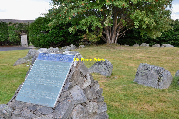 Photo 6"x4" Stone circle, Aviemore Milton\/NH8913 c2013