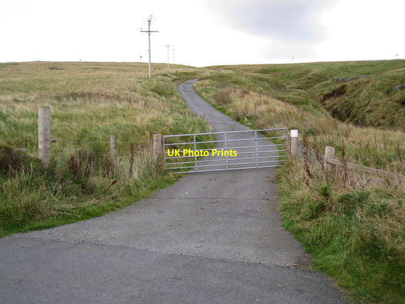 Photo 6"x4" Track to the water treatment works Lusta c2013