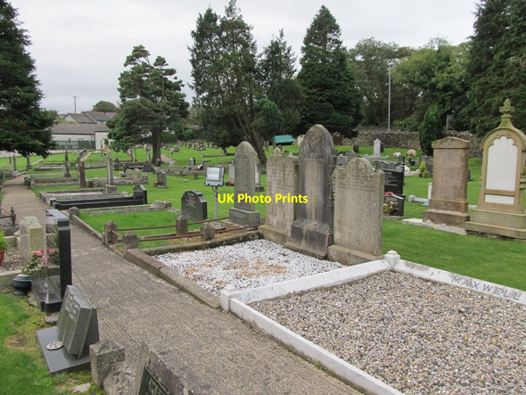 Photo 6"x4" The cemetery at St John the Baptist, Parish Church of Dunluce, Bushmills Bushmills c2013