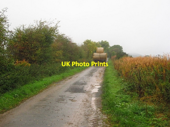 Photo 6"x4" Exit round bales Kedlock Feus c2013
