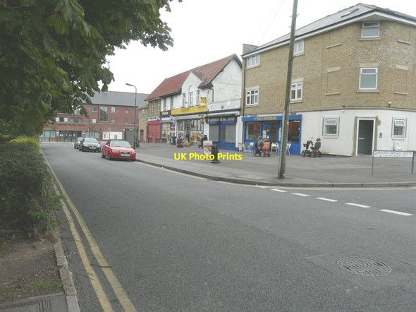 Photo 6"x4" Shops along Market Place Aylesham c2013
