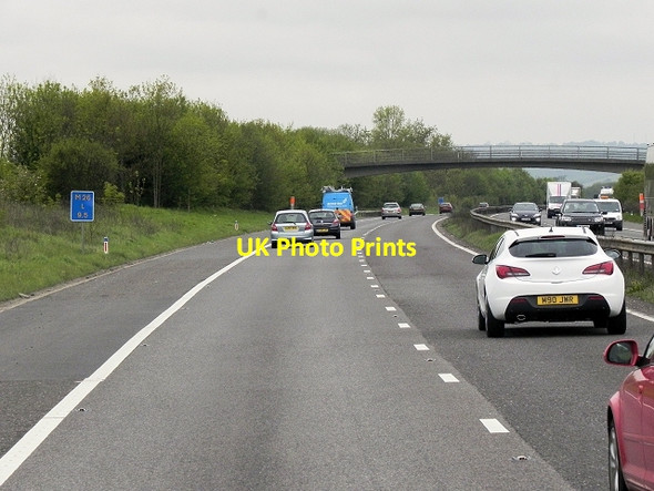 Photo 6"x4" Westbound M26 Heaverham c2013