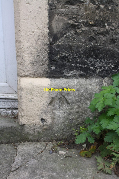 Photo 6"x4" Benchmark on #19A Butts Hill Frome c2013
