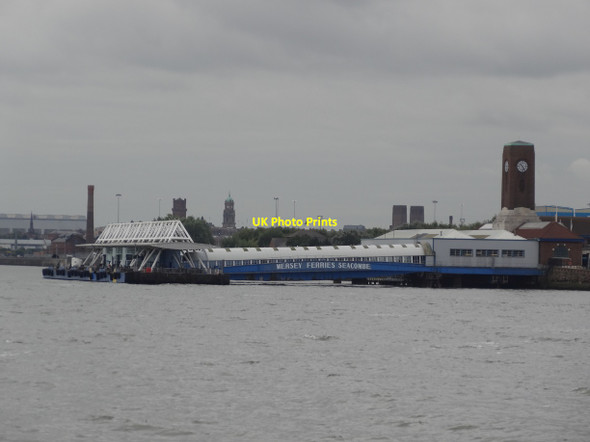 Photo 6"x4" Floating Stage at Seacombe Birkenhead\/SJ3088 c2013