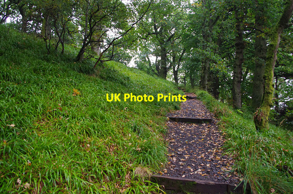Photo 6"x4" Footpath, Dollar Glen Dollar c2013