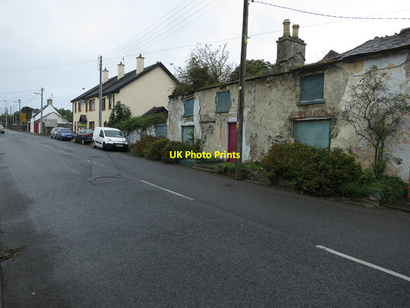 Photo 6"x4" Old and new in Main Street Ardagh c2013