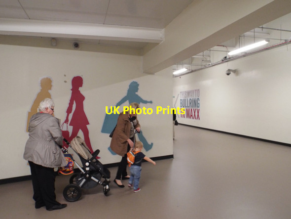 Photo 6"x4" Way to the Bullring above New Street station concourse Lee Bank c2013