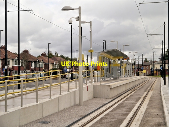 Photo 6"x4" Metrolink Tram Stop, Audenshaw Denton\/SJ9295 c2013