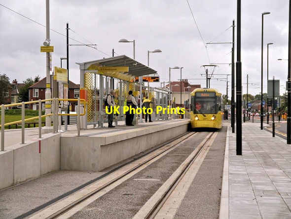 Photo 6"x4" Audenshaw Metrolink Stop Denton\/SJ9295 c2013