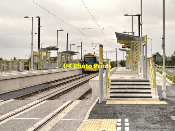 Photo 6"x4" Ashton West Tram Stop Ashton-Under-Lyne c2013