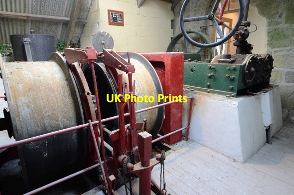 Photo 6"x4" Parkandillick - Steam Winch Treviscoe c2013
