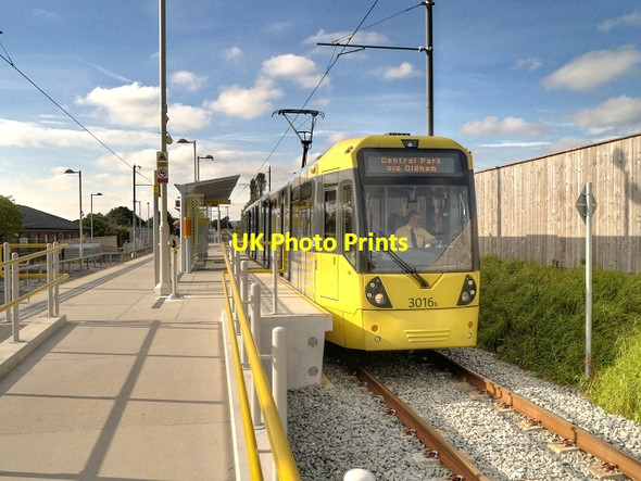 Photo 6"x4" Newbold Metrolink Station Milnrow c2013