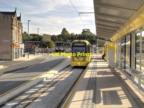 Photo 6"x4" Rochdale Railway Station Tramstop Rochdale c2013