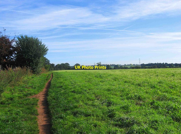 Photo 6"x4" Field and bridleway, Spennells, Kidderminster Kidderminster c2013