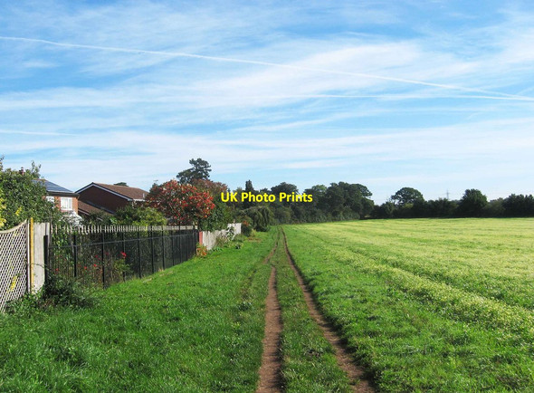 Photo 6"x4" Railway Path, Spennells, Kidderminster Kidderminster c2013