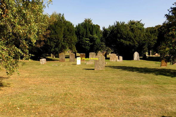 Photo 6"x4" St Mary's Churchyard in Cholsey Wallingford c2013