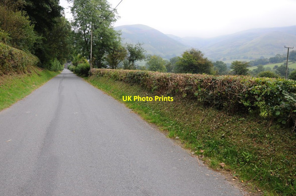 Photo 6"x4" Country road approaching Llanymawddwy Llanymawddwy c2013