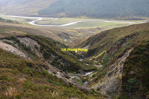 Photo 6"x4" Allt a' Mhadaidh descending to Glen Lui Muir\/NO0689 c2013