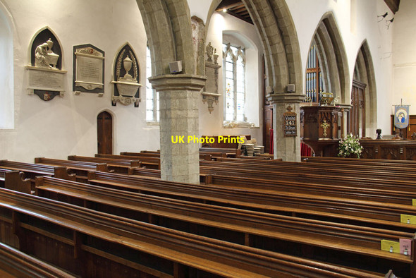 Photo 6"x4" St Andrew, Hatfield Peverel - North arcade Hatfield Peverel c2013