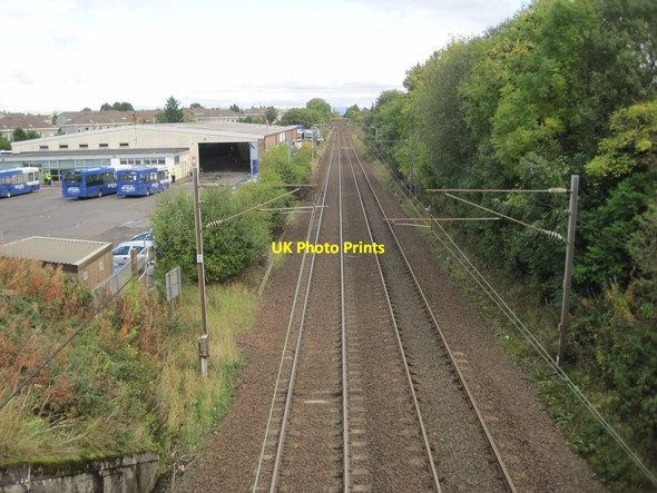 Photo 6"x4" Milliken Park 1st railway station (site), Renfrewshire Johnstone\/NS4362 c2013