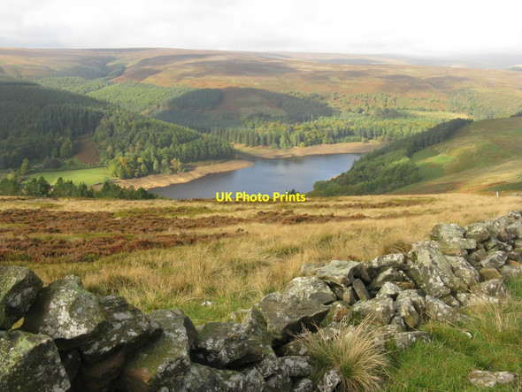 Photo 6"x4" Upper Derwent reservoir Edale End c2013