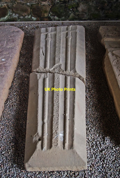 Photo 6"x4" Gravestone of Olimpia de Say at Haughmond Abbey, near Haughton, Shrops Haughton\/SJ5516 c2010