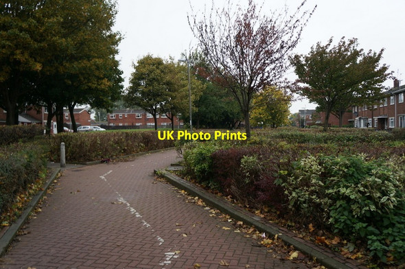 Photo 6"x4" A path on Kilburn Avenue Kingston upon Hull c2013