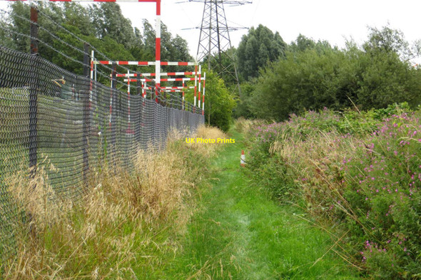Photo 6"x4" Footpath by the fence Farmoor\/SP4506 c2013