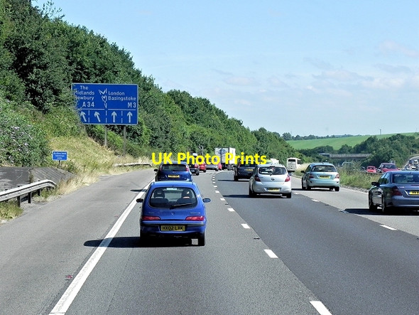 Photo 6"x4" Northbound M3, Winchester Winchester c2013