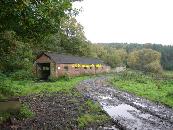 Photo 6"x4" Old buildings south-west of Pontop Hall Dipton c2013