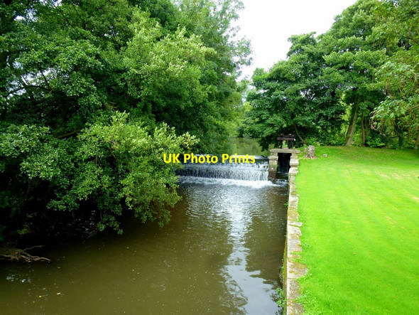 Photo 6"x4" Weir on Longford Brook Longford\/SK2137 c2013