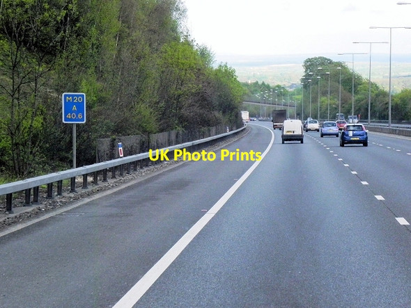 Photo 6"x4" M20 near Wrotham Wrotham c2013