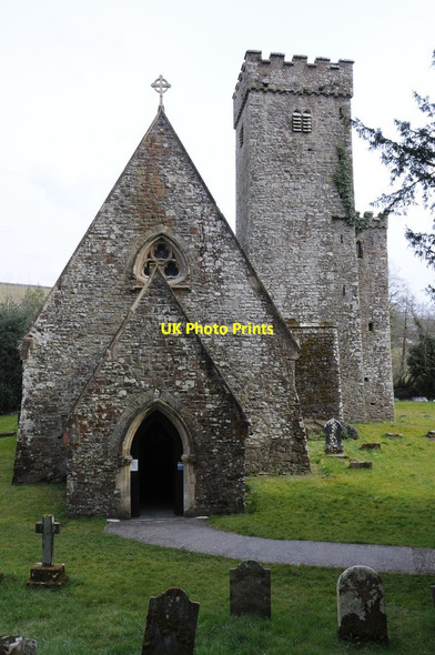 Photo 6"x4" Llawhaden church Llawhaden c2013