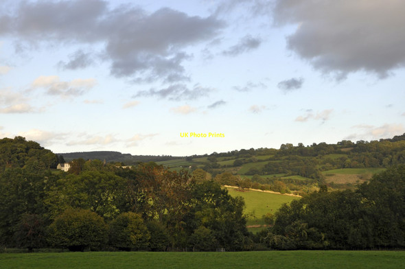 Photo 6"x4" View across the Wye Valley Stowfield c2013